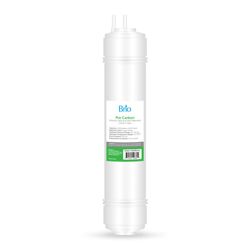 Brio 14" Pre Carbon Inline 1/4" U-Type Filter
