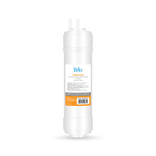 Brio 11" Sediment Inline 1/4" U-Type Filter