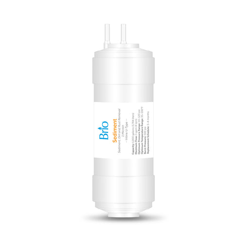 Brio 6" Sediment Inline 1/4" U-Type Filter