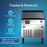 Monarch 280 lb. Capacity Ice Machine with 80 lb. Storage Bin