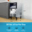 Monarch 80 Lb Capacity Ice Machine with 33 Lb Storage Bin