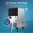 Monarch 80 Lb Capacity Ice Machine with 33 Lb Storage Bin