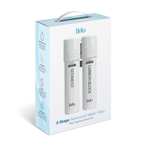 Brio 2 Stage Water Cooler Filter Replacement Kit - for Models with UVF2-1500 Gallons