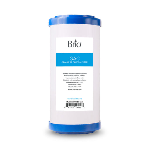 Brio Whole House 10" Granular Activated Carbon Filter