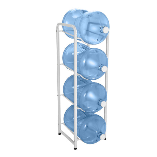 Brio Single Column 4-Bottle Storage Rack – White