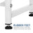 Brio Single Column 4-Bottle Storage Rack – White