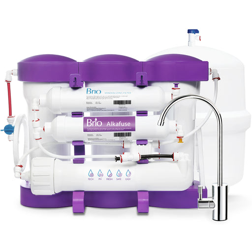 Brio PURE Alkafuse 6-Stage RO Undersink Filtration System