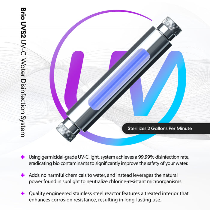 Brio UV-C Ultraviolet Light - 2 GPM