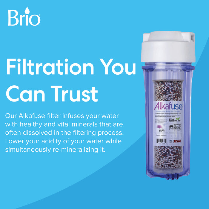 Brio Alkaline 25" X 10" Drop In Filter for Residential RO Systems