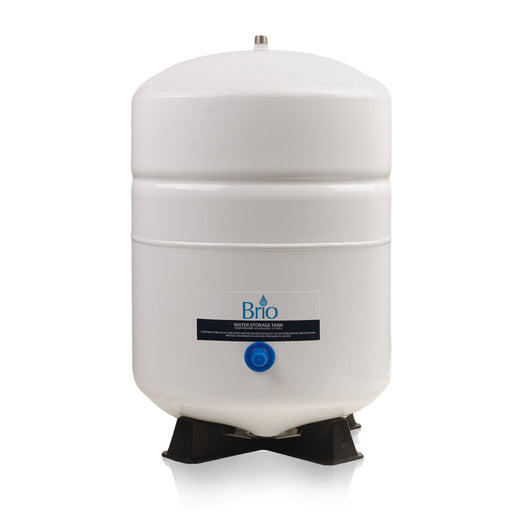 Brio White 3.2 GAL. Metal Tank for RO Water Filter Systems