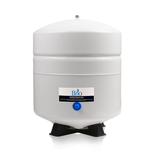 Brio White 4 GAL. Metal Tank for RO Water Filter Systems
