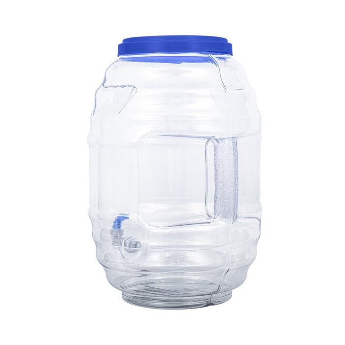 5 Gallon BPA Free Reusable Plastic Beverage Jar with Handle & Cap