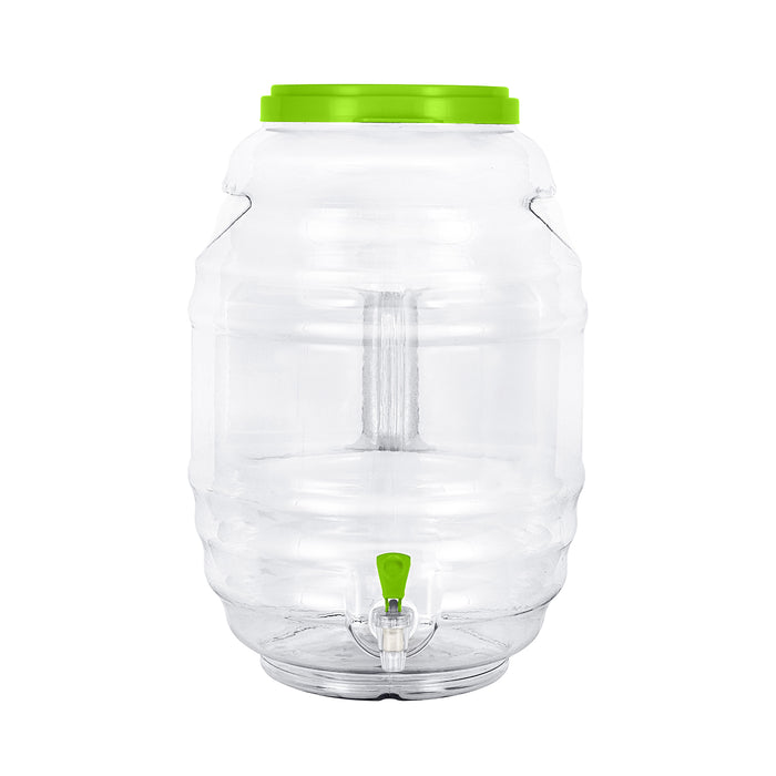 5 Gallon BPA Free Reusable Plastic Beverage Jar with Handle & Cap