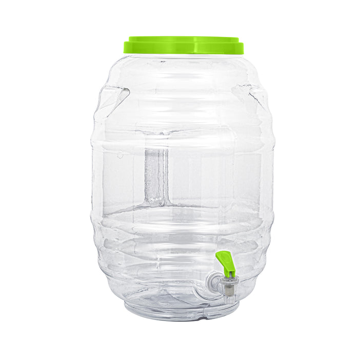 5 Gallon BPA Free Reusable Plastic Beverage Jar with Handle & Cap