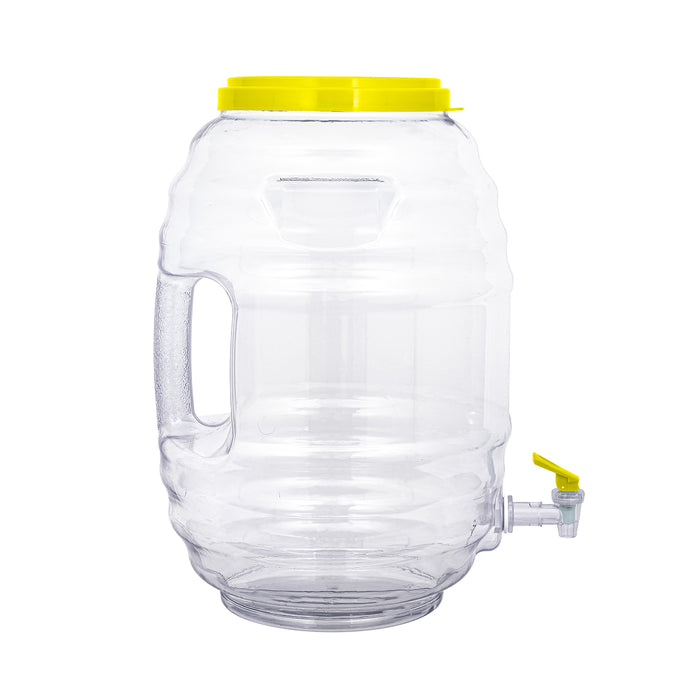 5 Gallon BPA Free Reusable Plastic Beverage Jar with Handle & Cap