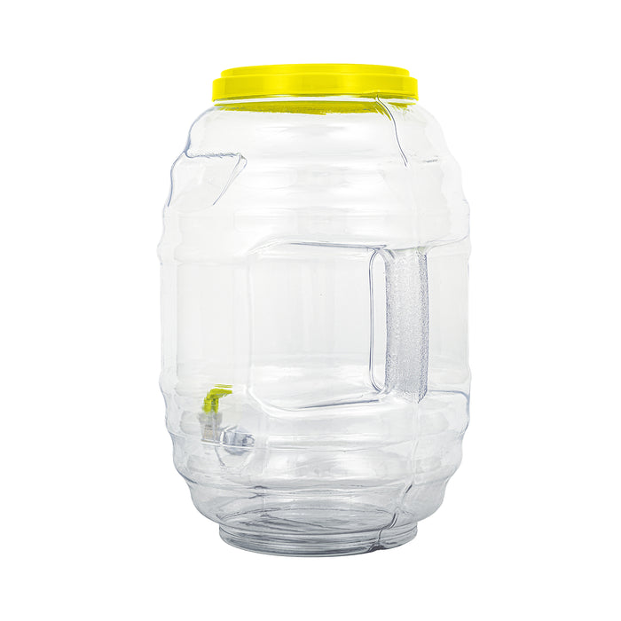 5 Gallon BPA Free Reusable Plastic Beverage Jar with Handle & Cap