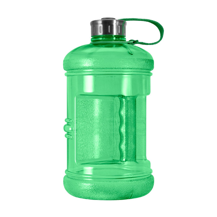 2.3 Liter BPA Free Water Bottle, Plastic Bottle, Sports Bottle, with Handle and Stainless Steel Cap, GEO
