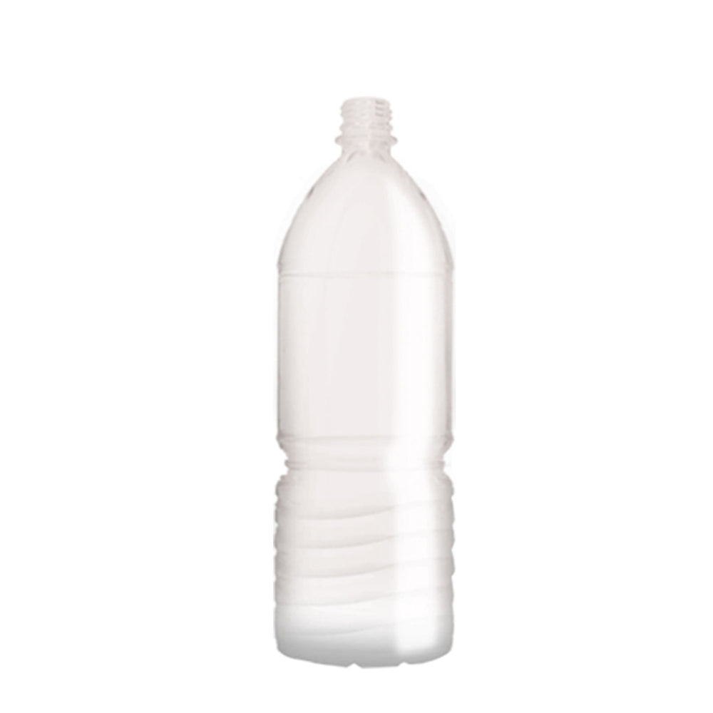 1 Liter, PET Ribbed Reusable Water Bottle