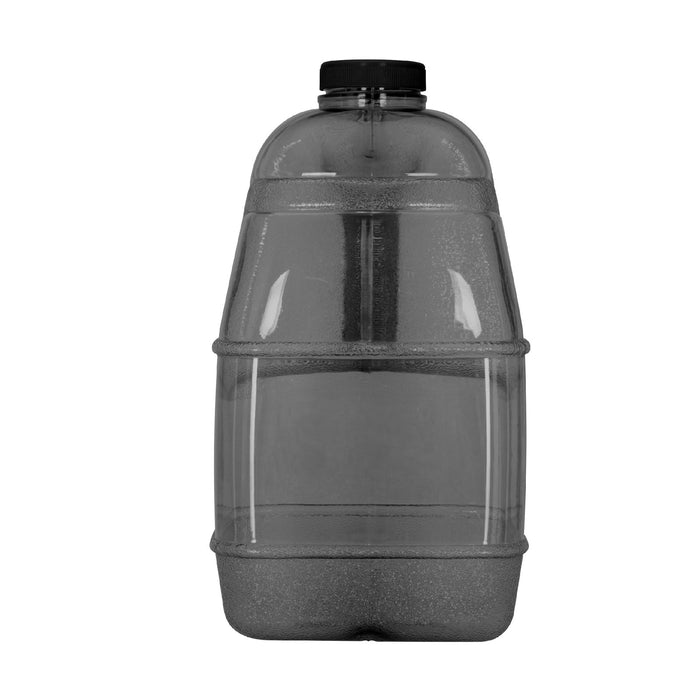 GEO Sports 1 Gallon BpA Free Water Bottle Stainless Steel Cap w Handle  Solid Black