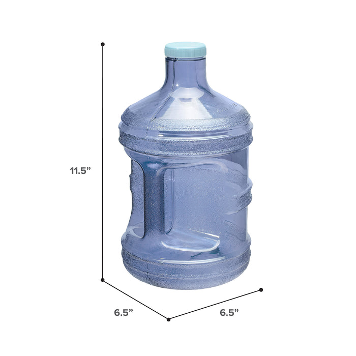 BPA Free 1 Gallon Water Bottle, Plastic Bottle, Sports Bottle, PC Bottle, with Screw Cap and Handle, GEO