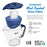 Geo BPA-Free  2-Liter Water Filtration Pitcher