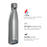17 Ounce Stainless Steel Water Bottle, Sports Bottle, Slim, with Double Wall, GEO