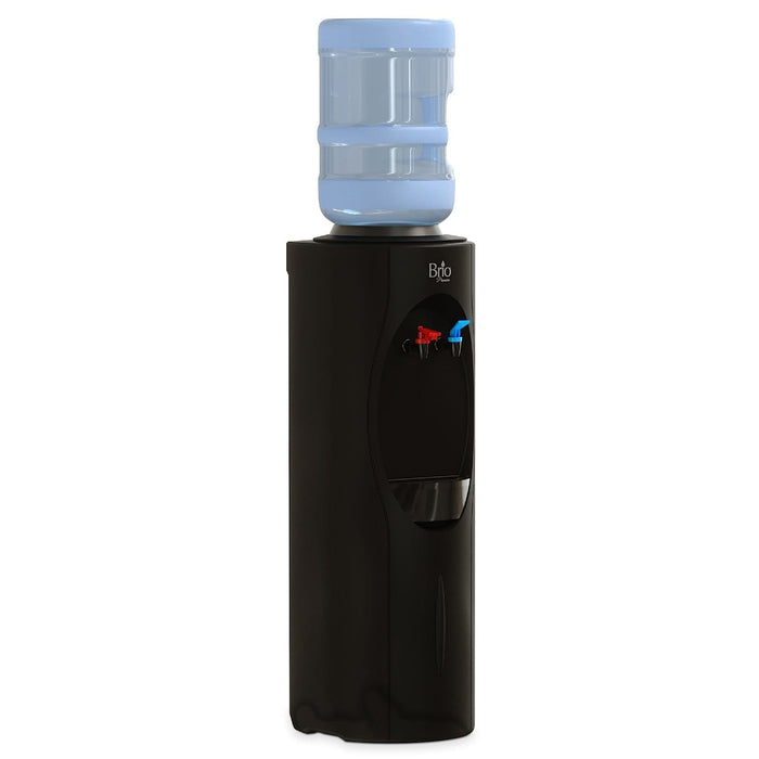 Hot and Cold Water Dispenser Cooler Top Load, Black, Brio Premiere - water cooler