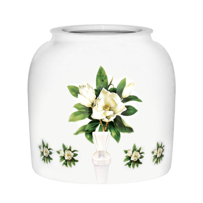 Magnolia Porcelain Water Crock