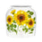 Three Sunflowers Porcelain Water Crock
