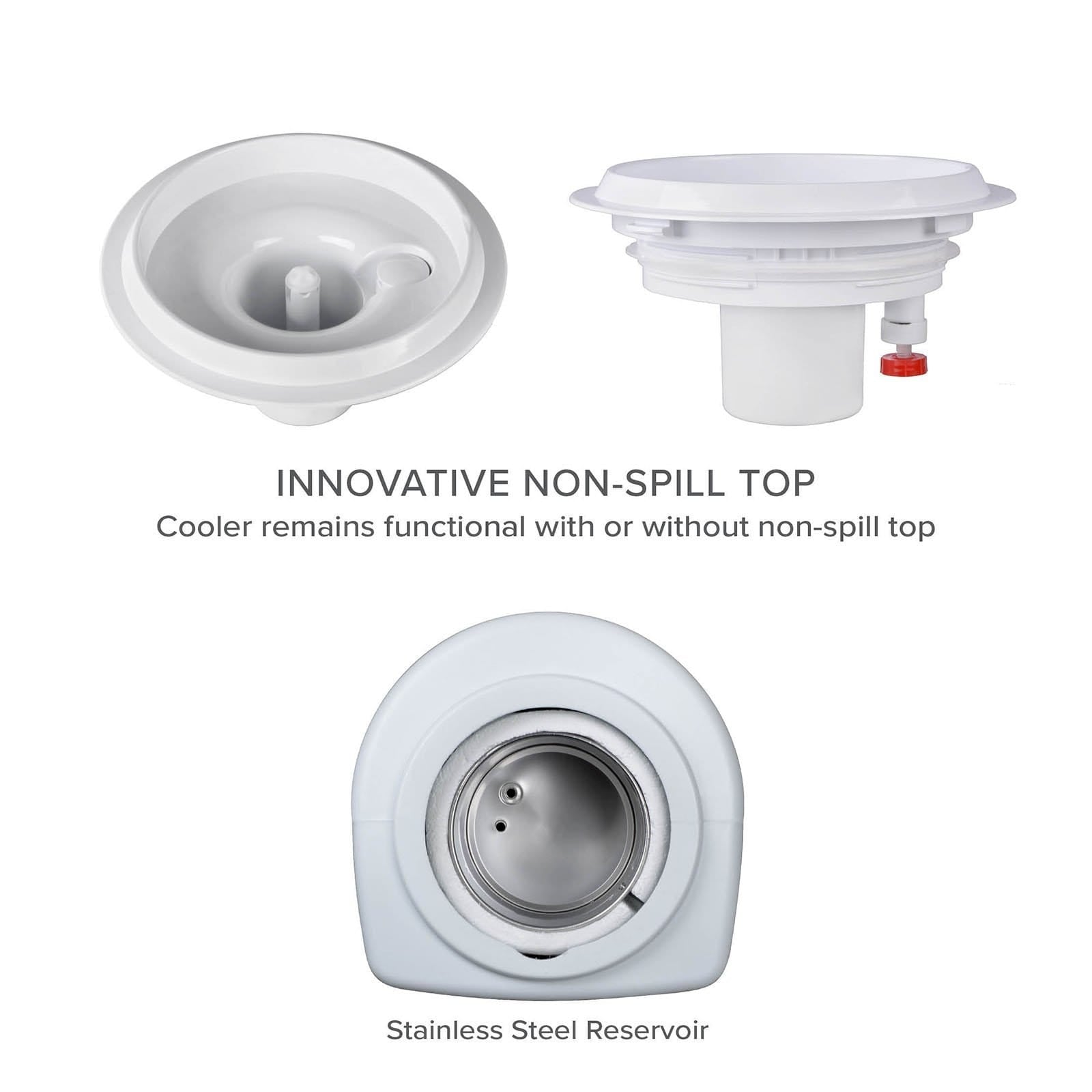 Essential Top-Load Water Cooler, White - water cooler