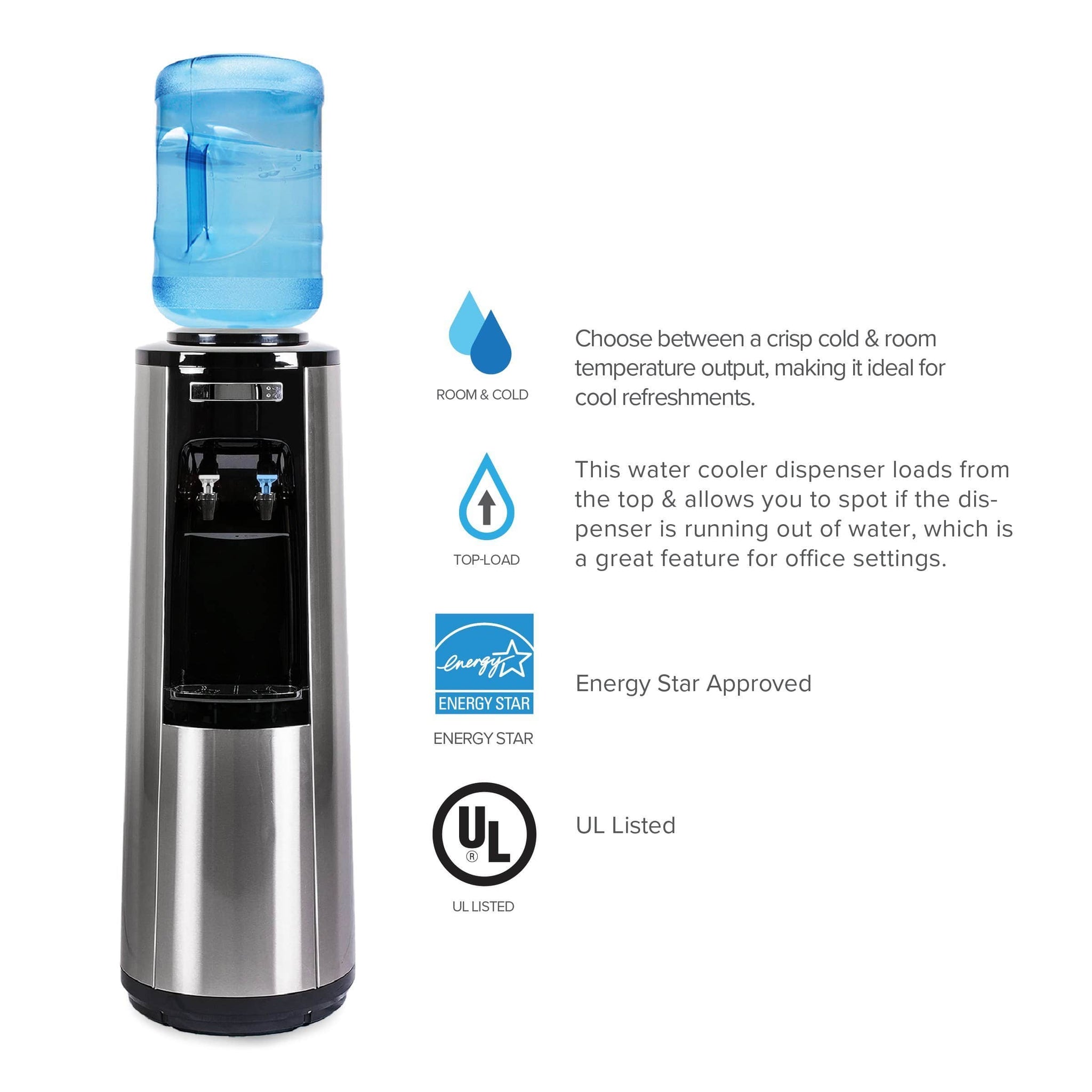 Brio Signature Stainless Steel Cooler W/ Thomlinson Faucet, Cook & Cold. - water cooler