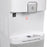 Hot Cold and Room Temp Water Dispenser Cooler Bottom Load, Tri Temp, White and Brush Stainless Steel, Lago