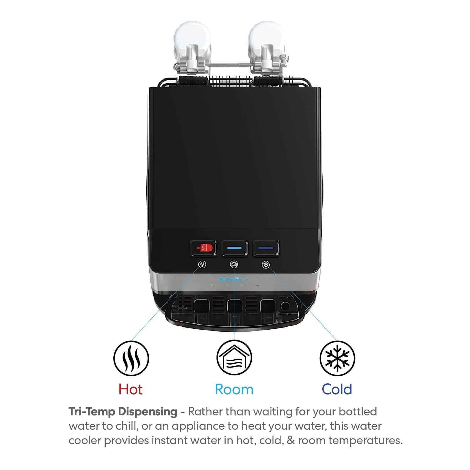 500 Series 2-stage UV Self-Cleaning Countertop Water Cooler - water cooler