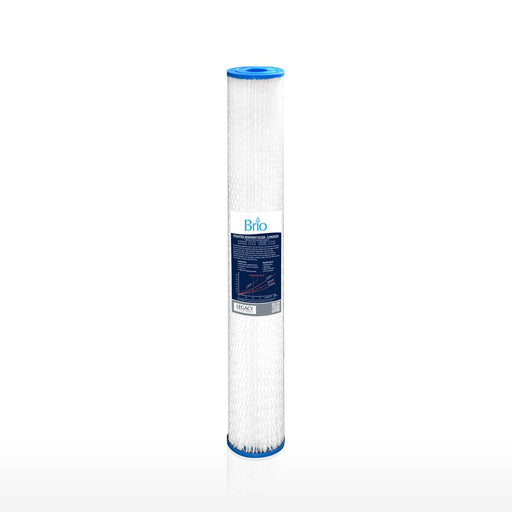 Brio Legacy 5 Micron, 2.5" X 20" Pleated Sediment Filter Replacement