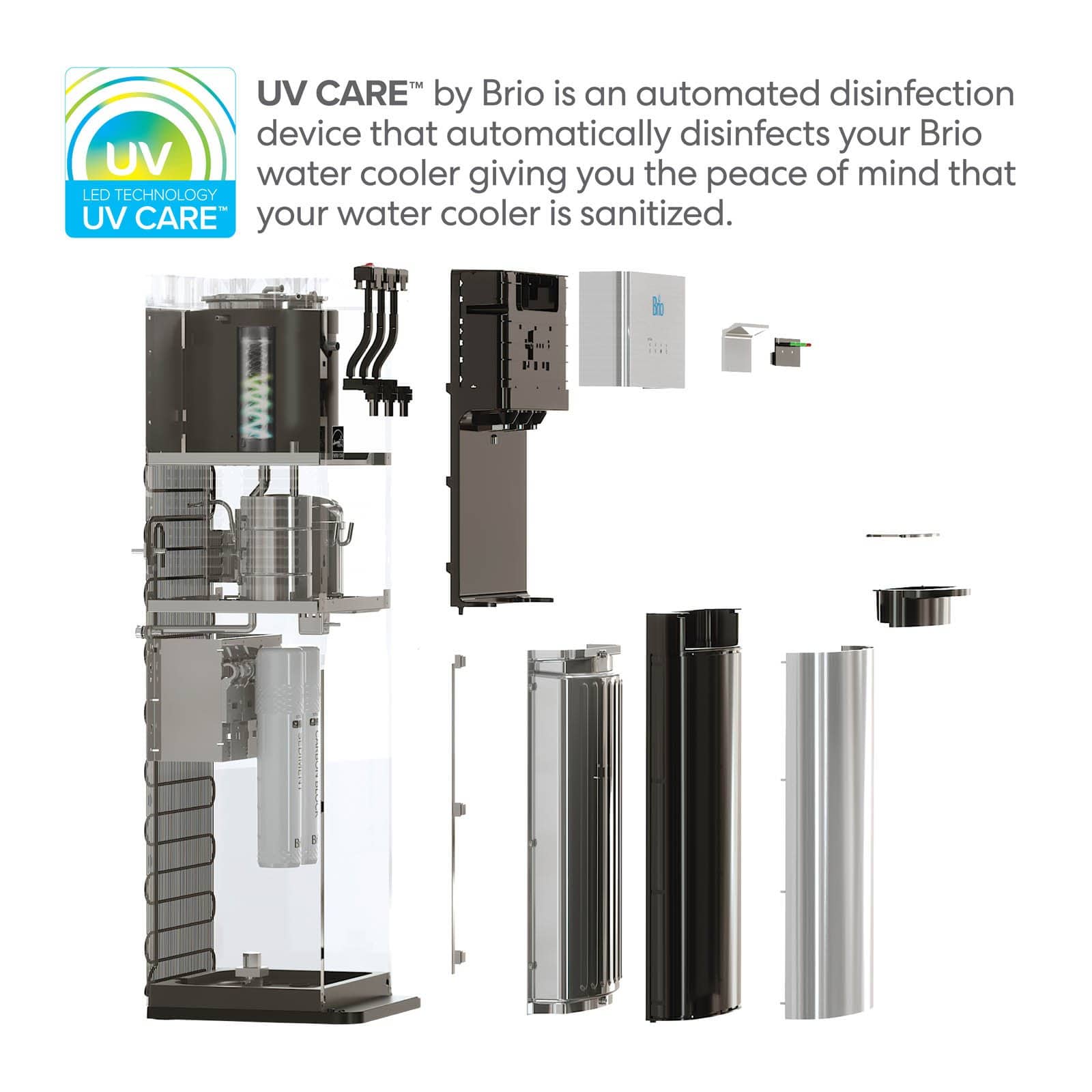 500 Series 2-stage UV Self-Cleaning Bottleless Water Cooler - water cooler