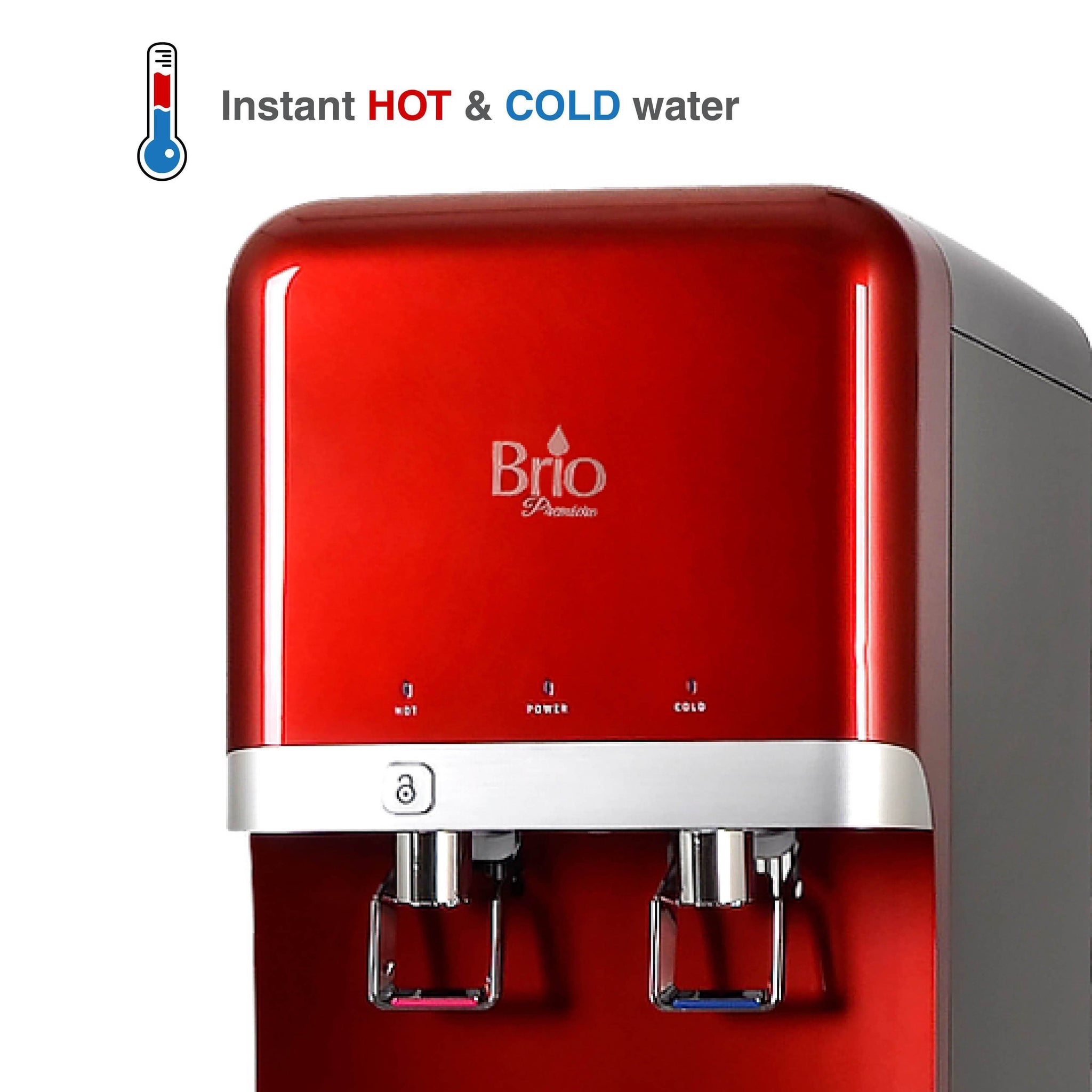 Hot and Cold Filtered Water Dispenser Cooler POU, Brio Premiere - water cooler