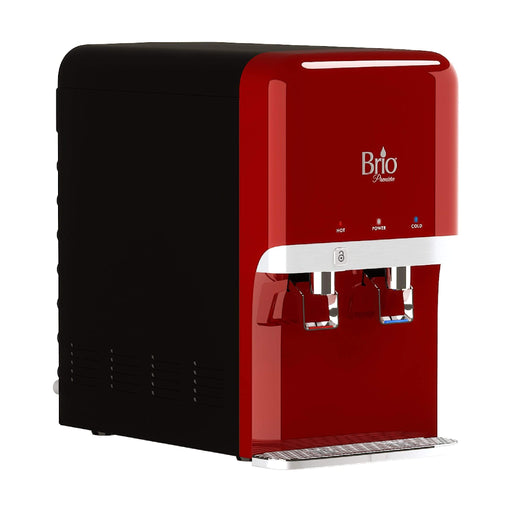 Hot and Cold Filtered Water Dispenser Cooler POU, Black, Brio Premiere - water cooler