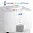 Hot Cold and Room Temp Water Dispenser Cooler Top Load, Tri Temp, White, Lago