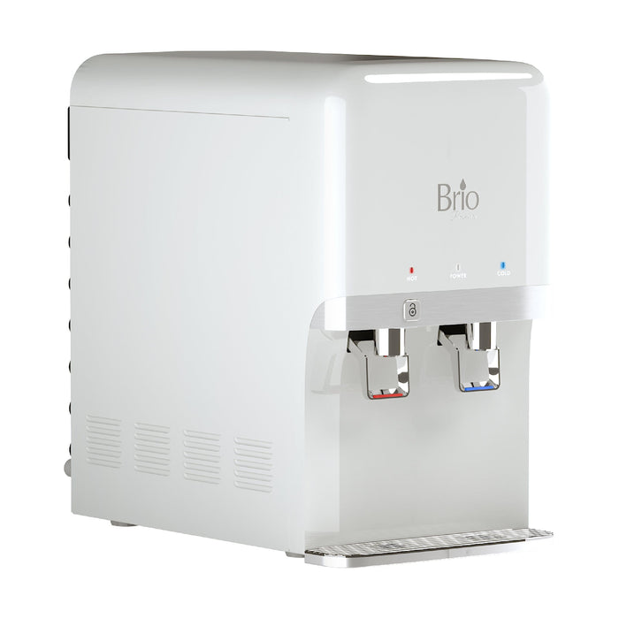 Hot and Cold Filtered Water Dispenser Cooler POU, Black, Brio Premiere - water cooler