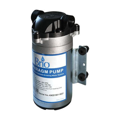 Brio Signature Diaphragm Booster Pump for RO Filter Systems