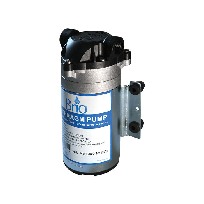Brio Signature Diaphragm Booster Pump for RO Filter Systems