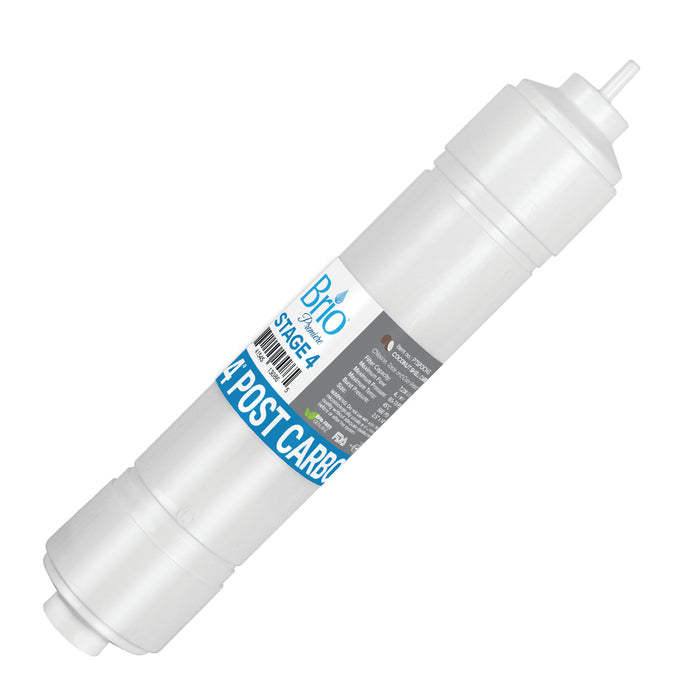 Brio 2.5" x 14" S-Type Post-Carbon Replacement Filter w/ 1,400 ml capacity