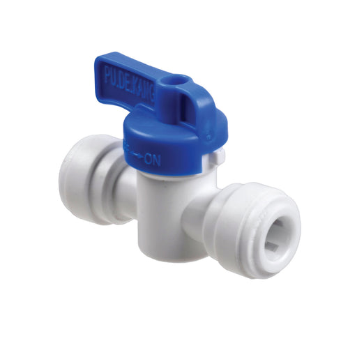 Straight OD Female Tube Valve with Push Fit Inlet & Outlet