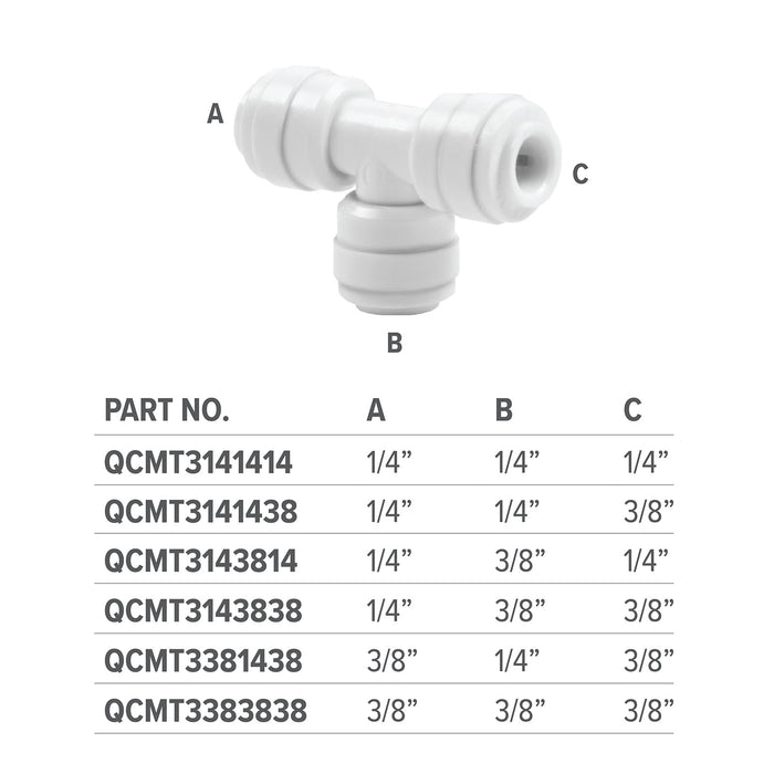Three-Sided, Quick Connect Union Tee Valve