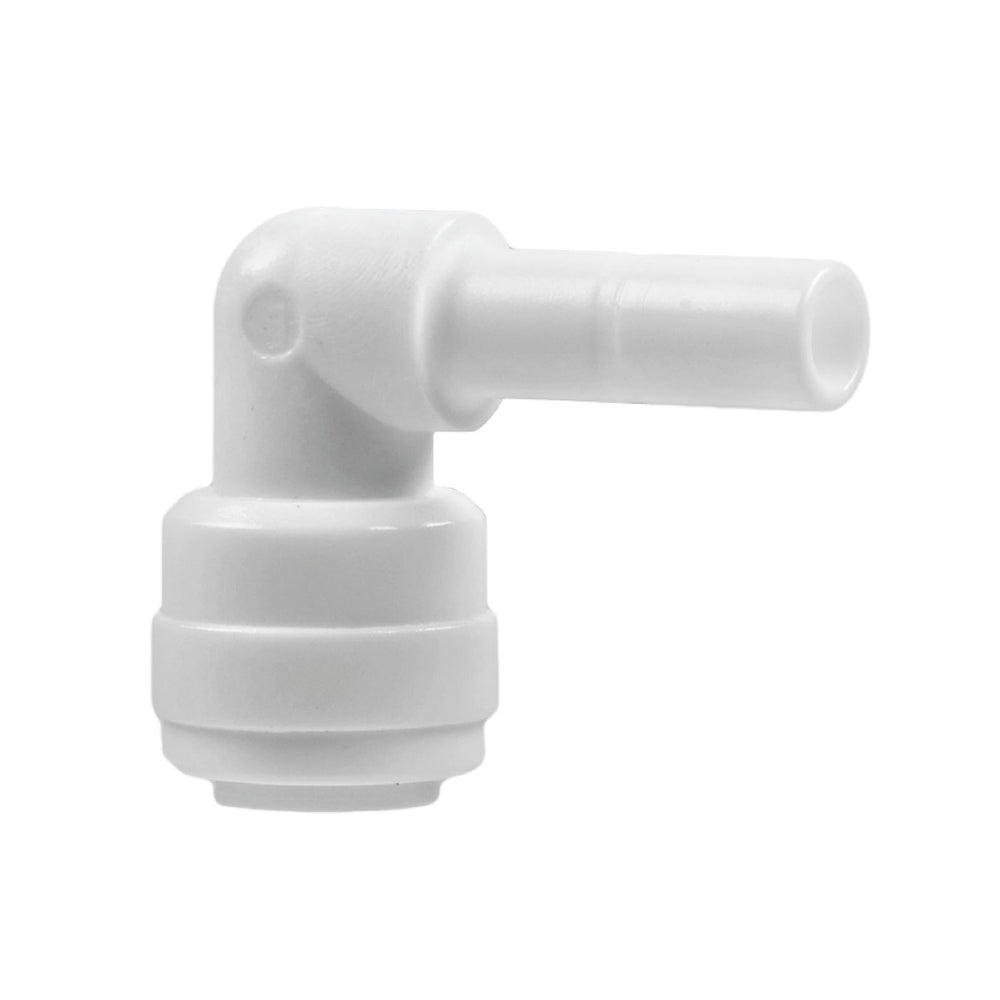 Quick Connect, Plug-In Elbow Adapter with Push Fit Inlet & Outlet