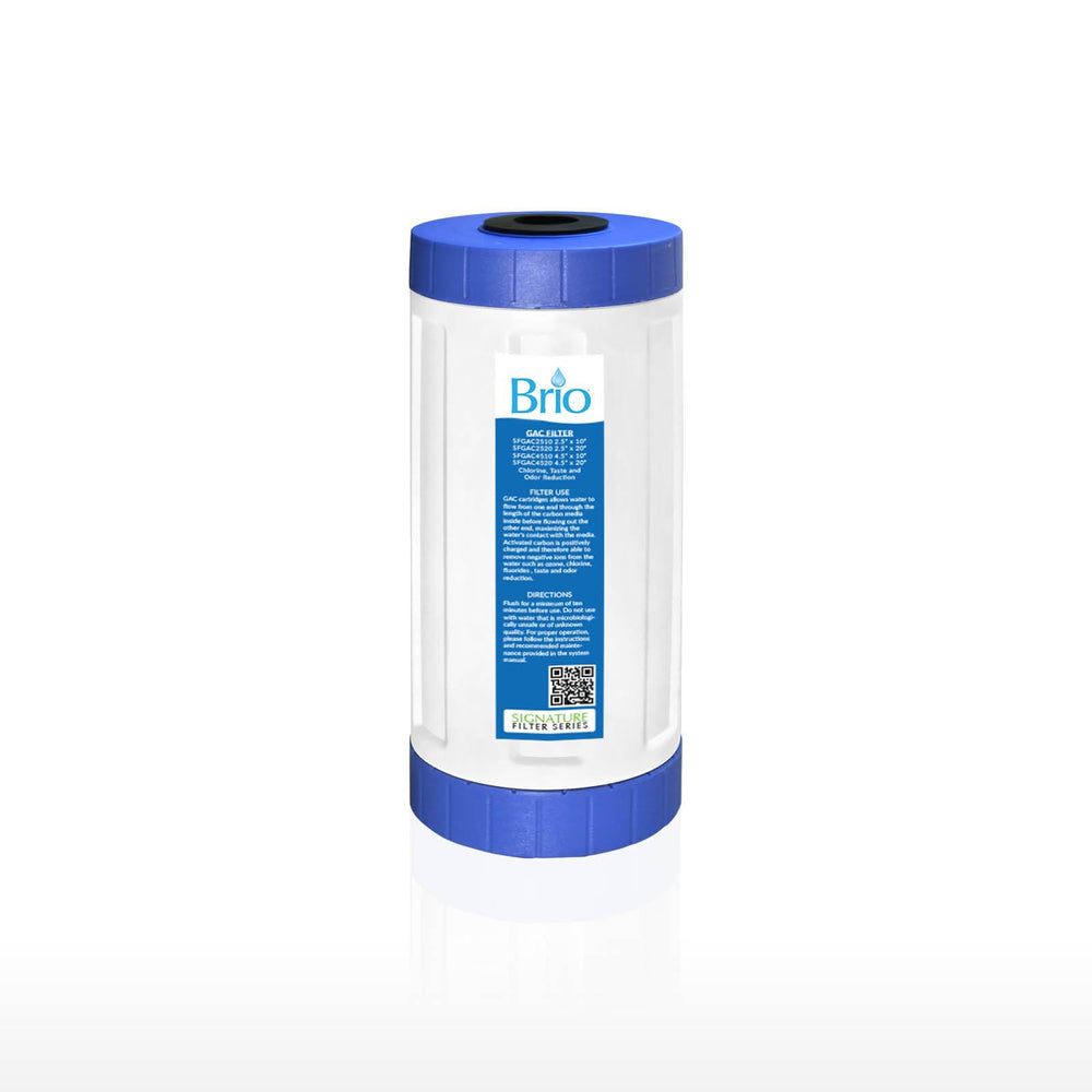 Brio Signature 4.5" X 10" Gac Replacement Filter for Commercial RO System