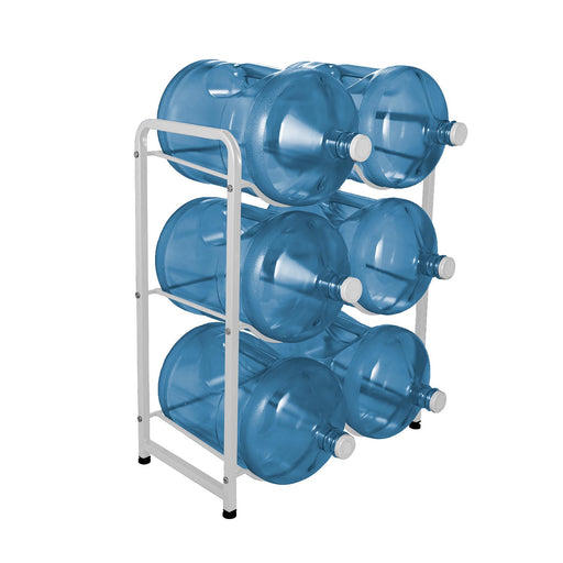 Brio Double Column 6-Bottle Storage Rack – White